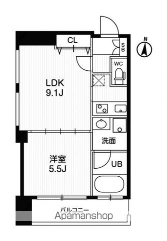 アーバンフラッツ西中島の間取り写真