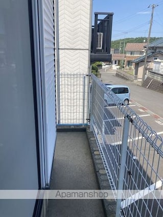 ロマーヌＡ・Ｂ棟[1K/23.96m2]のバルコニー