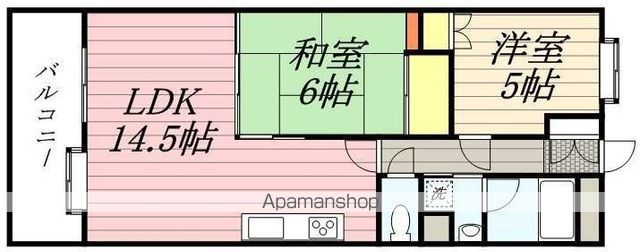 【福岡市東区箱崎ふ頭のマンションの間取り】