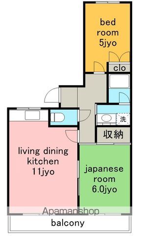 シャトーエミールの間取り写真