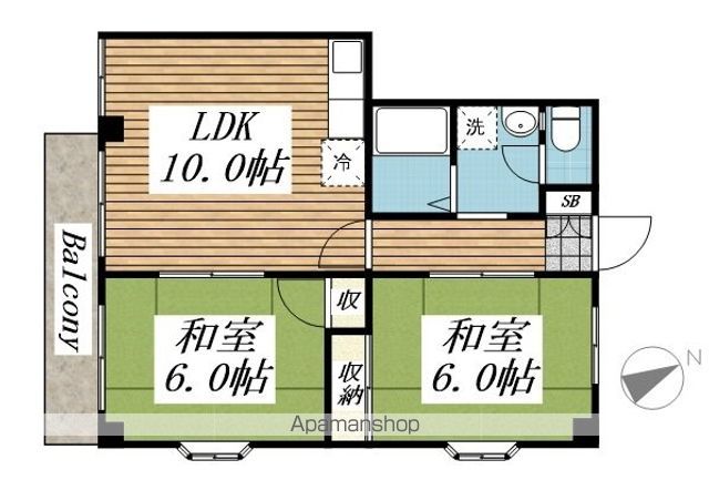 【アネーロコート花見川の間取り】