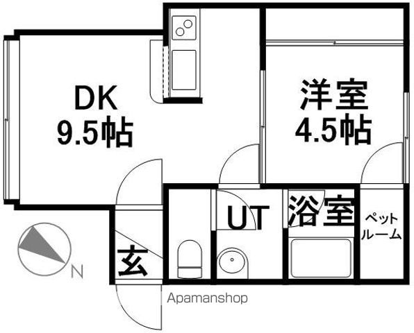 ソシアルトミイNO.63の間取り写真