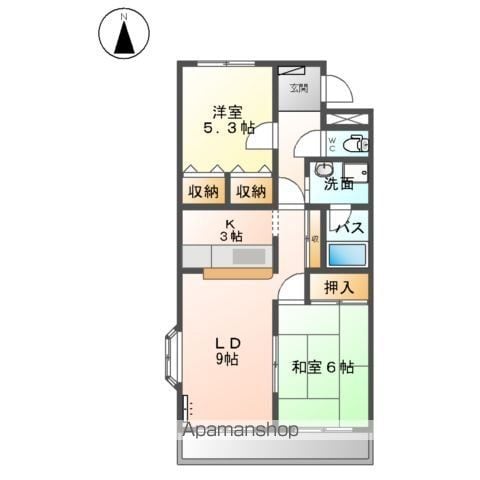 メゾンドカパーニュＡの間取り