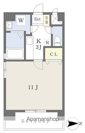 フォルテ山越[1K/32.42m2]の内装7