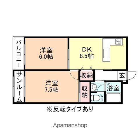 エクメーネ開の間取り写真