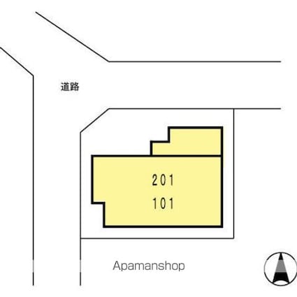 リヴェール玉川上水[1LDK/36.27m2]の配置図