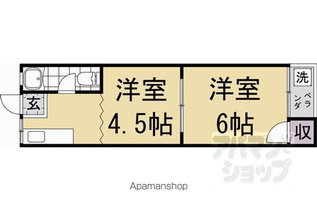 コーポ西茶屋の間取り写真