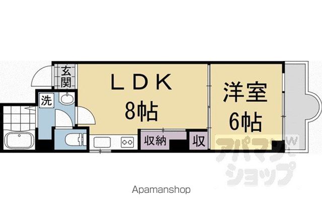 フルール梅小路の間取り写真