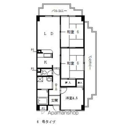 コーポ小林の間取り写真