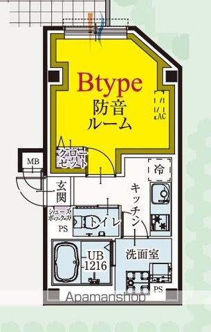 B’CASA九品仏の間取り写真