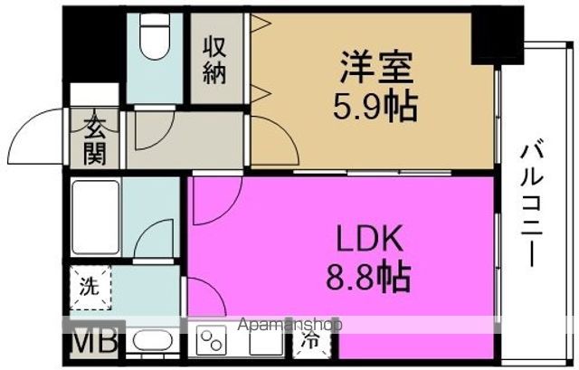 S−FORT福島LALUNAの間取り写真