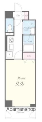 ラ・クール[1K/31.08m2]の間取図