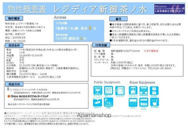 レジディア新御茶ノ水の外観写真