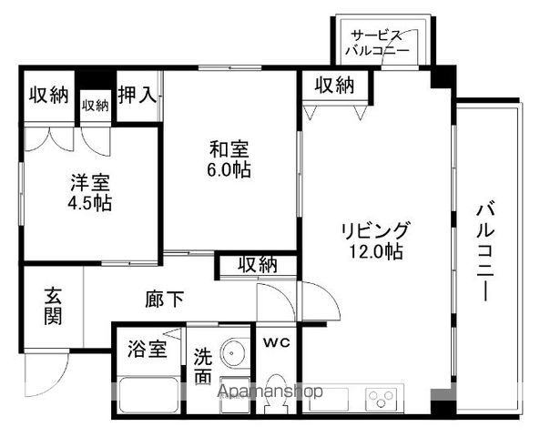 ライフステージ新大阪の間取り写真