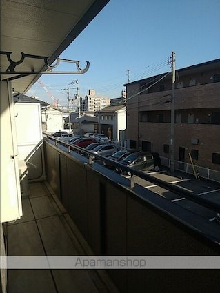 サンシャインハイツ　Ａ棟[2LDK/56.3m2]のバルコニー