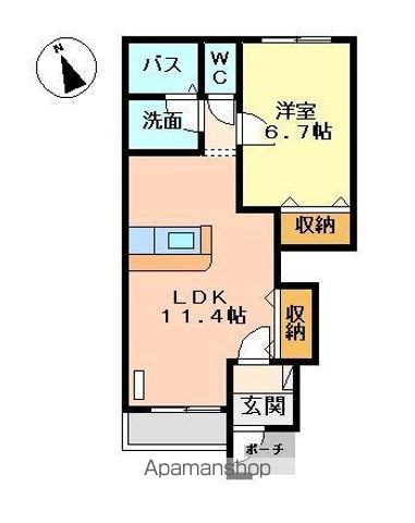 フィオリスタ アンジェラの間取り写真