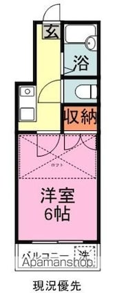 ＴＯＭＩＯ[1K/17.7m2]の間取図