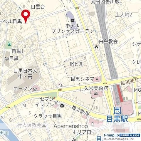 オーベル目黒の周辺写真