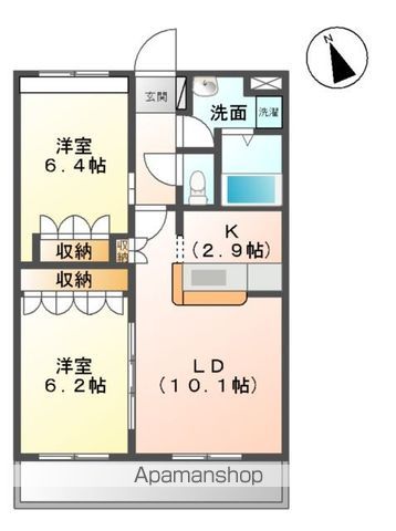 パークサイド小糸江Ⅱの間取り