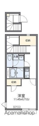 レオネクストミーヤ前野[1K/31.32m2]の間取図