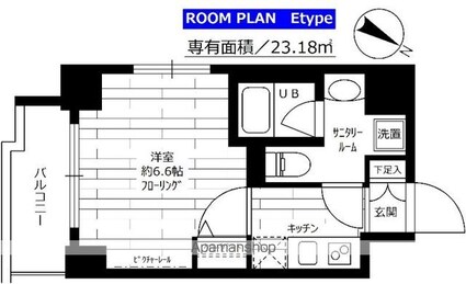 グランドコンシェルジュ板橋本町[1K/23.18m2]の間取図