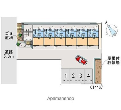 レオパレスあさひ[1K/19.87m2]の共用部2