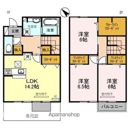 エステート　ＩＩＩ[3LDK/85.64m2]の間取図