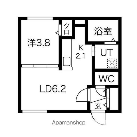 ENCORE南郷13の間取り写真