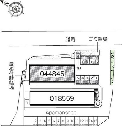 レオネクストカンパニュラ[1LDK/46.94m2]の配置図
