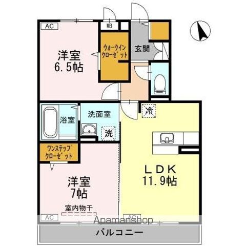 ブリエ ドゥ A棟の間取り写真