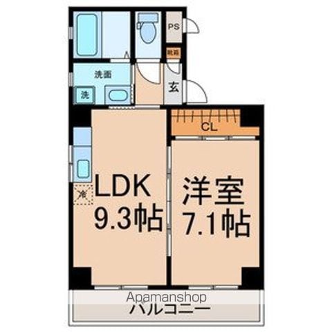 クレアールの間取り写真