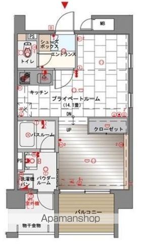 レジデンシャルヒルズインペリアルスイートの間取り写真