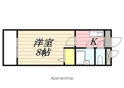 メゾン・ド・ルノン[1K/23.2m2]の間取図