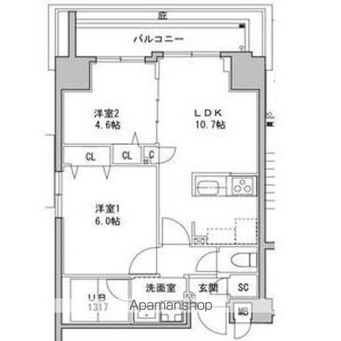 【ＳーＲＥＳＩＤＥＮＣＥ押上ＣＬＡＩＲの間取り】