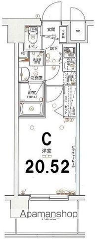 グリフォーネ横浜・平沼橋駅前の間取り写真