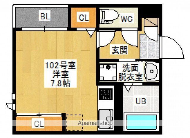 GRANDTIC 東雲本町Iの間取り写真