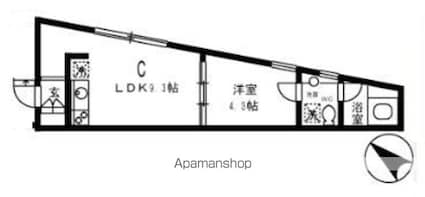 アート・フル永福[1LDK/31.34m2]の間取図