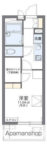 レオパレス天王台の間取り写真
