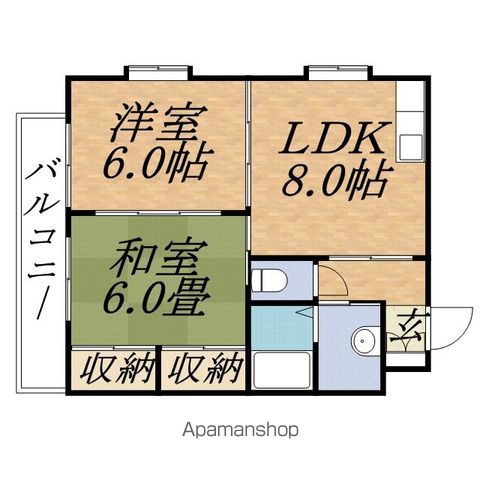 アヴァンティイン伏見の間取り写真