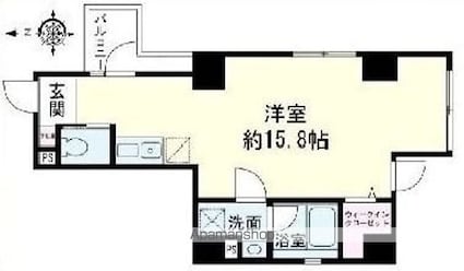 東京都台東区東上野６丁目[1R/37.82m2]の間取図