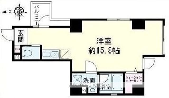 東京都台東区東上野６丁目[1R/37.82m2]の間取図