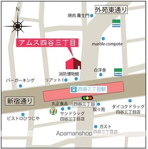 アムス四谷三丁目の内装写真