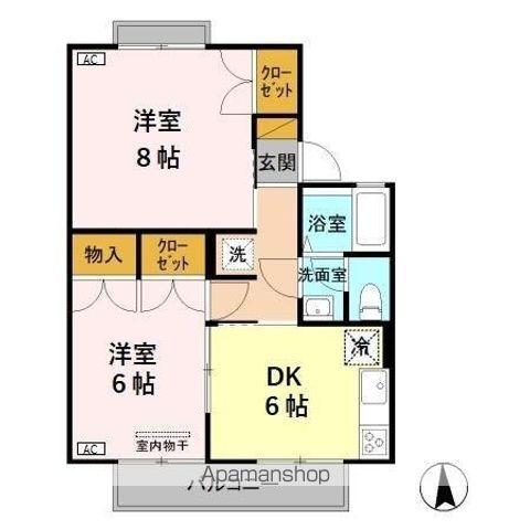 ライブタウン平林 Aの間取り写真