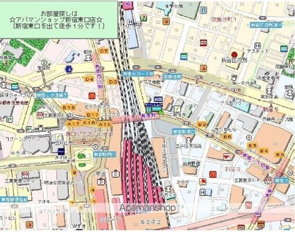 東京都新宿区弁天町[1R/19.7m2]の周辺1
