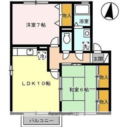 シェソワ A棟の間取り写真