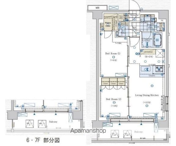 GENOVIA赤羽の間取り写真