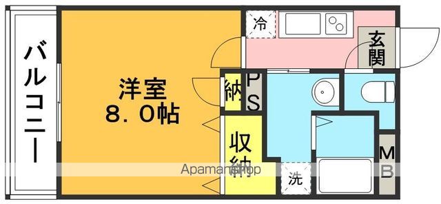 福岡市東区香椎のマンションの間取り