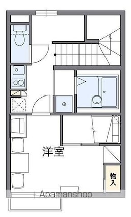 レオパレスキリーク　ＹＨ[1K/26.08m2]の間取図