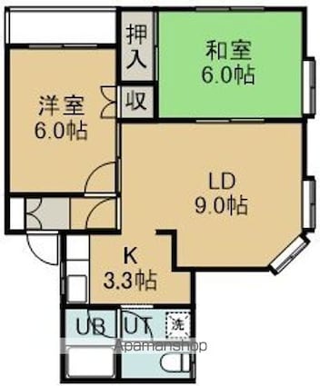 ジェイハウス[2LDK/55.04m2]の間取図