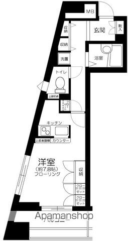 プラティーク三軒茶屋の間取り